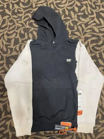 heron preston x caterpillar 클래식 후디