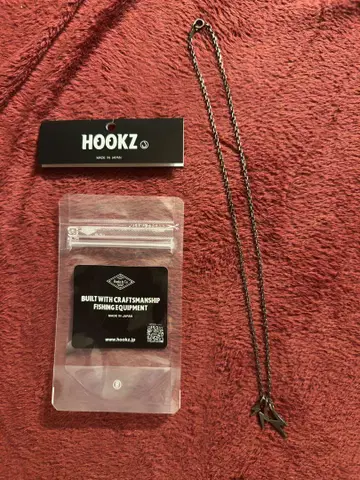 HOOKZ | (레어 상품) 낚시 바늘 목걸이 전문 실버 카미나리 낚시
