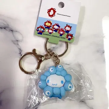 산리오 미야쿠미야쿠 변신 입체 마스코트 컬러 키링 시나모롤