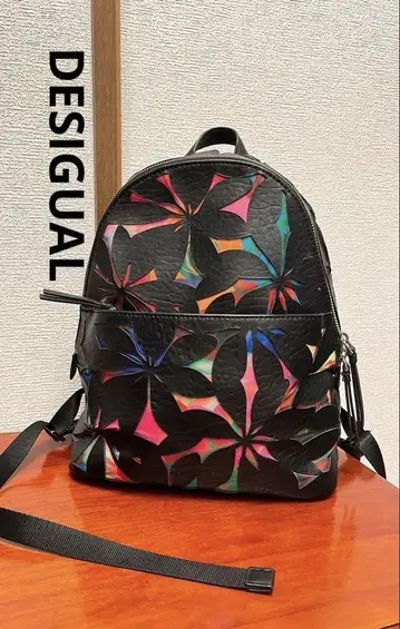 DESIGUAL 꽃무늬 펀칭 가공 미니 백팩 백팩
