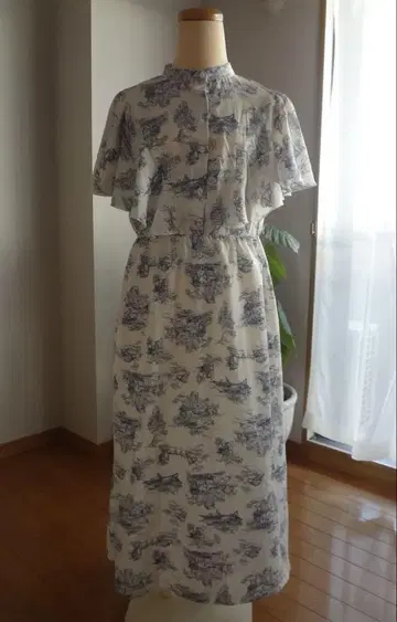 Wcloset 플레어 슬리브 원피스