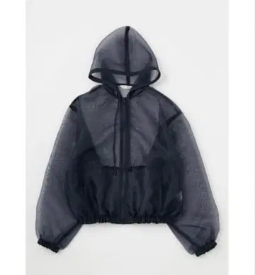 MOUSSY 시어 후드티 SHEER PARKA 네이비 마우지