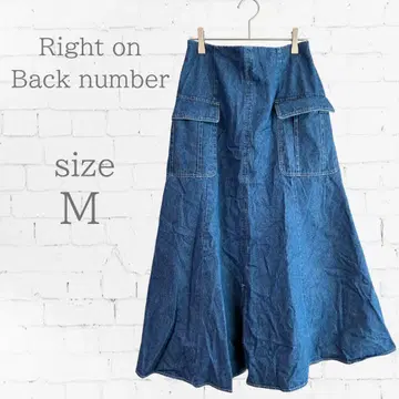 Right on 라이트온 backnumber 데님 스커트 M 플레어