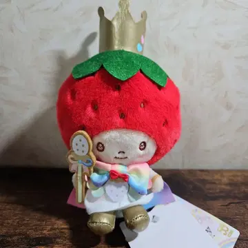 딸기 왕자 봉제 인형 키링