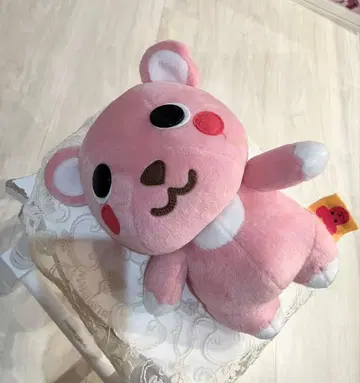 PostPet 모모 봉제 인형 캐릭터 포스트펫 부드러운 핑크 모모