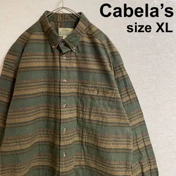 Cabela's 카벨라스 올 패턴 샤모아크로스 BD 셔츠 어스 컬러