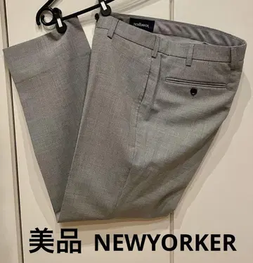 새상품급 NEWYORKER 뉴요커 슬랙스 그레이 체크
