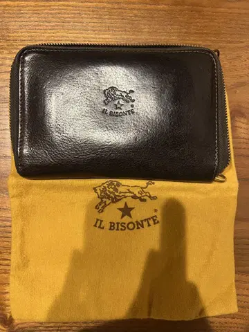 IL BISONTE 접이식 지갑 브라운