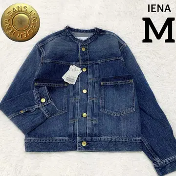 [ 택 포함 새상품 ] 이에나 리메이크 턱 데님 블루종 자켓 IENA