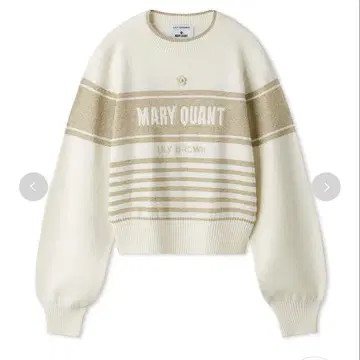 [ LILY BROWN x MARY QUANT ] 바리에 자카드 니트