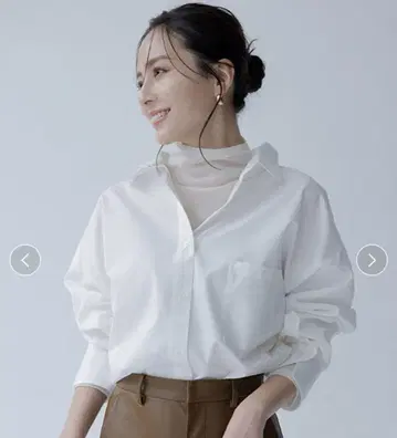 anuans 아뉴앙스 스탠다드 셔츠 화이트