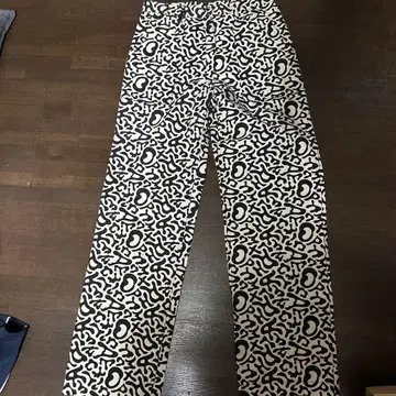 70s 실물 박테리아 카모 한국군 HBT 베이커 팬츠