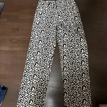 70s 실물 박테리아 카모 한국군 HBT 베이커 팬츠