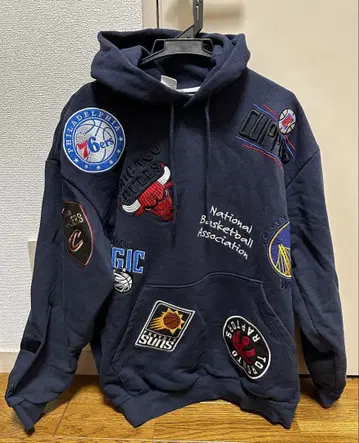 FREAK'S STORE NBA 팀 와펜 자수 후드티