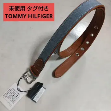 미사용 택 포함 TOMMY HILFIGER 남녀 공용 벨트 투톤 컬러