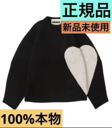 NKNIT 니트 하트 패턴 니트 pattern KNIT