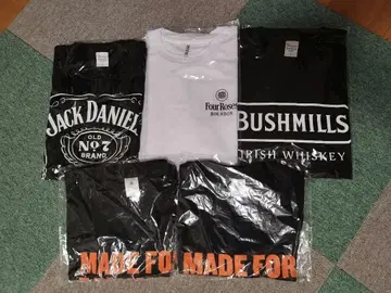 Jack Daniel's & Four Roses 외 티셔츠 5장 세트