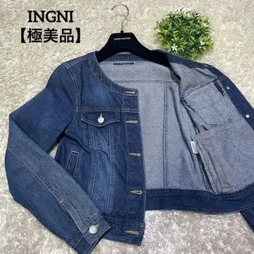 [컨디션 최상] INGNI 노카라 데님 자켓 여성용 M