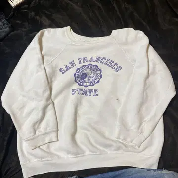 60s 칼리지 맨투맨 빈티지 샌프란시스코 주립대학 맨투맨