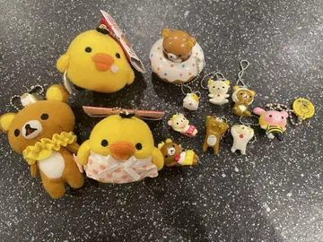 리락쿠마 마스코트 키링 스트랩