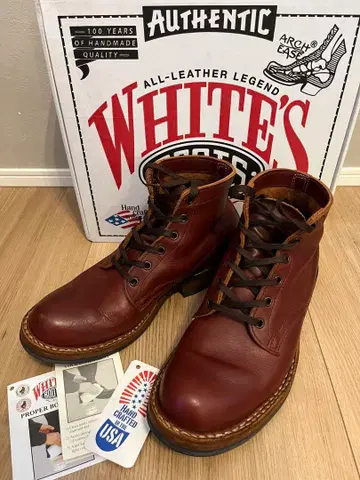 WHITE'S 부츠 세미 드레스 9E Red Dog
