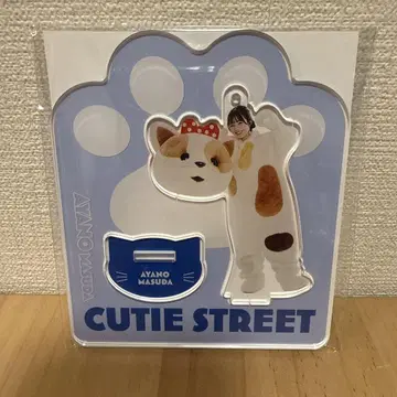 마스다 아야노 아크릴 스탠드 고양이 인형옷
