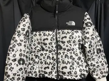 THE NORTH FACE 레오파드 무늬 다운 자켓 M