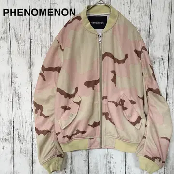 PHENOMENON 페노메논 핑크 베이지 카모 패턴 자켓 MA1