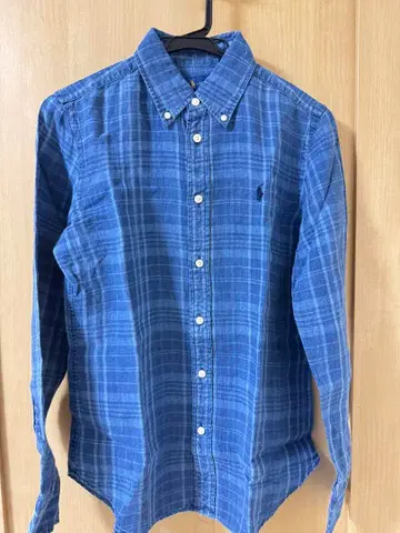 미사용 새상품 폴로 랄프 로렌 체크 무늬 버튼 다운 셔츠