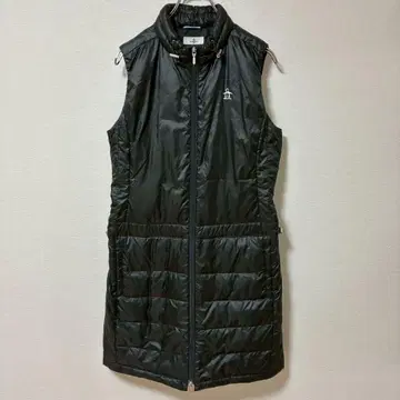 Munsingwear 맨싱웨어 다운 베스트 롱 기장 블랙 L
