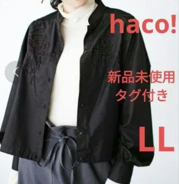 haco! 가슴에 설렘이라는 이름의 자수를 놓은 셔츠 자켓