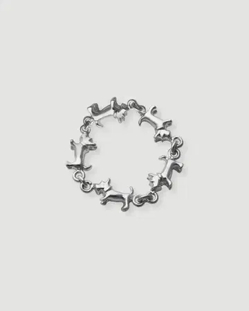 10/9까지 판매! LORO schnauzer chain ring