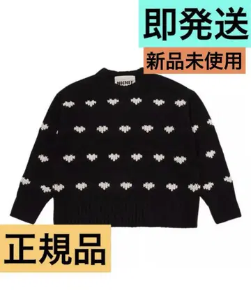 NKNIT 니트 하트 패턴 니트 pattern KNIT