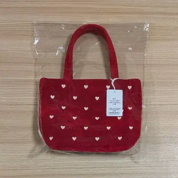 미개봉 라브라리 하트 백 레드 페이러