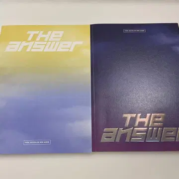WannaOne 박지훈 THEANSWER 앨범 2장 포스터 엽서