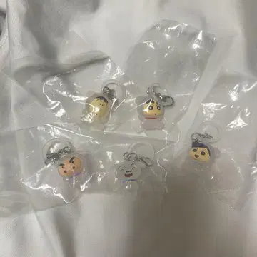 짱구는 못말려(크레용 신짱) 메지루시 액세서리 3 가챠가챠 5개 세트