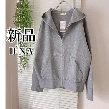 [ 새상품 ] IENA 종이상자 니트 집업 후디 후드티