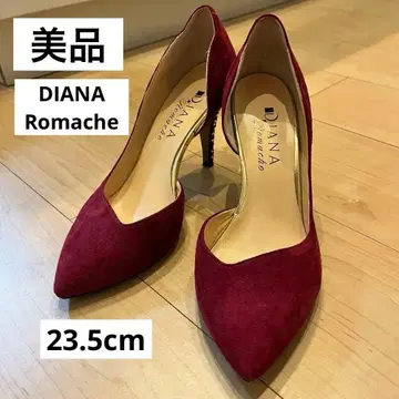[ 새상품급 ] DIANA 스틸레토 하이힐 와인 레드