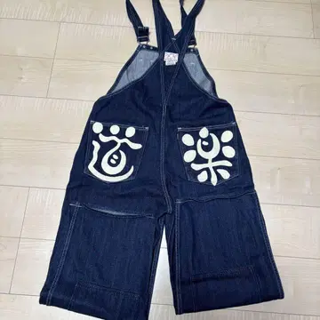 새상품급 EVISU 오버롤 도락 32