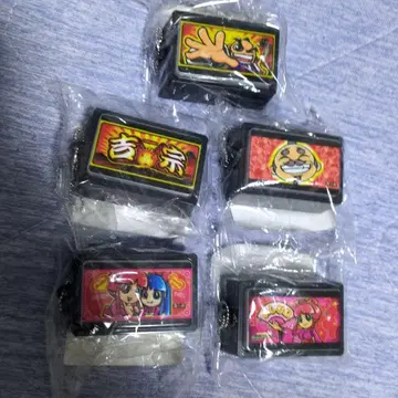 요시무네 뮤직 푸시 버튼 마스코트 캡슐 토이 5개 세트 (에치고야 제외)