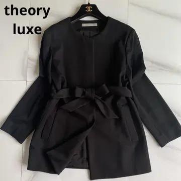 새상품급 theory luxe 띠어리 럭스 lian 노카라 자켓