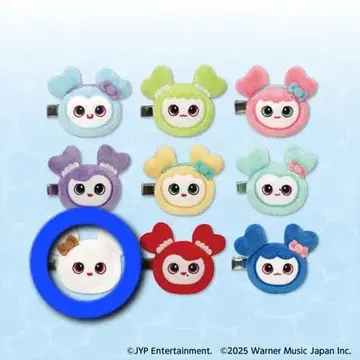 GIGO 한정판 TWICE LOVERYS 봉제 인형 헤어핀 다현 더블리