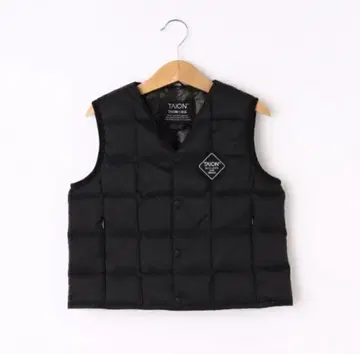 TAION 블랙 다운 베스트