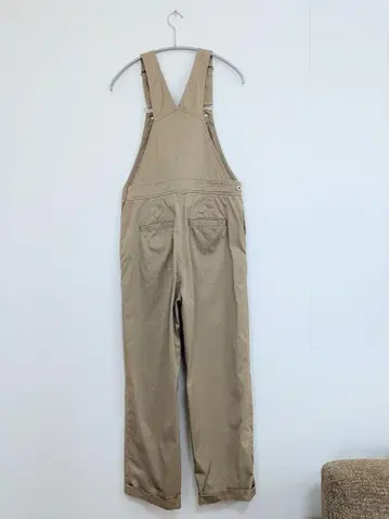 MACPHEE 베이지 오버롤 S 사이즈