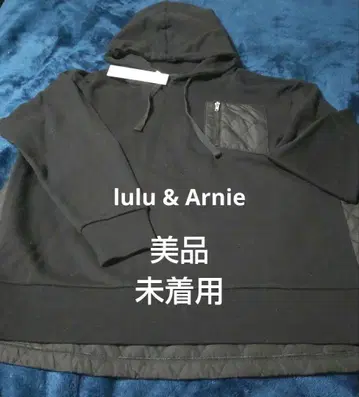 할인 서비스 lulu&Arnie 플리스 퀼팅 후드티