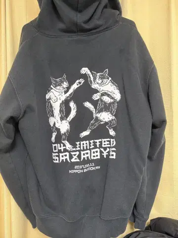 04 LIMITED Sazabys 후드티 XL 포리미 무도관