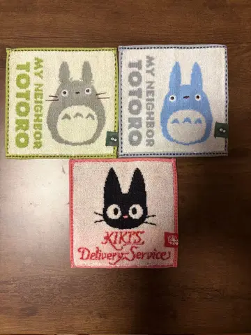 지브리 손수건 3개 세트