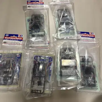 TAMIYA 미니 사륜구동 클리어 바디 세트 5종 세트