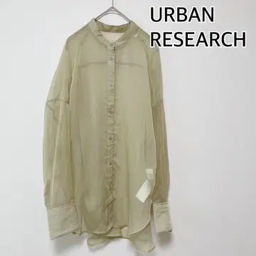 URBAN RESEARCH 어반 리서치 그린 긴팔 블라우스