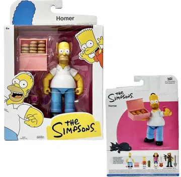 Homer Simpson 피규어 도넛 포함 해외판